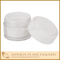 Round jar and lids ,Cosmetic jar with three size and New acrylic cosmetic jar